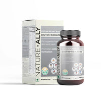 Thumbnail for NatureAlly Biotin + Keratin with Ginkgo Biloba - Vegan Plant-Based formulation that promotes Hair and Nail Health