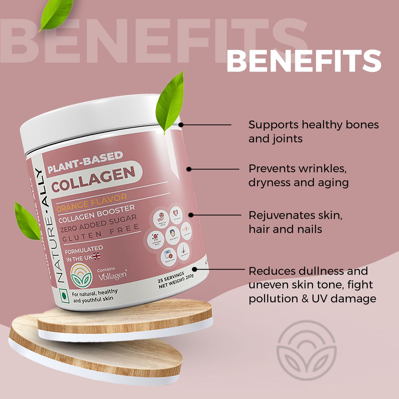 NatureAlly Plant Based Collagen Powder