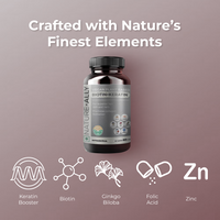 Thumbnail for Biotin + Keratin with Ginkgo Biloba - Vegan Plant-Based formulation that promotes Hair and Nail Health