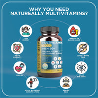 Thumbnail for Multivitamin Gold Men 50 + Vitamins & Supplements natureally.in 