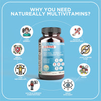 Thumbnail for Multivitamin Active for Men Vitamins & Supplements natureally.in 