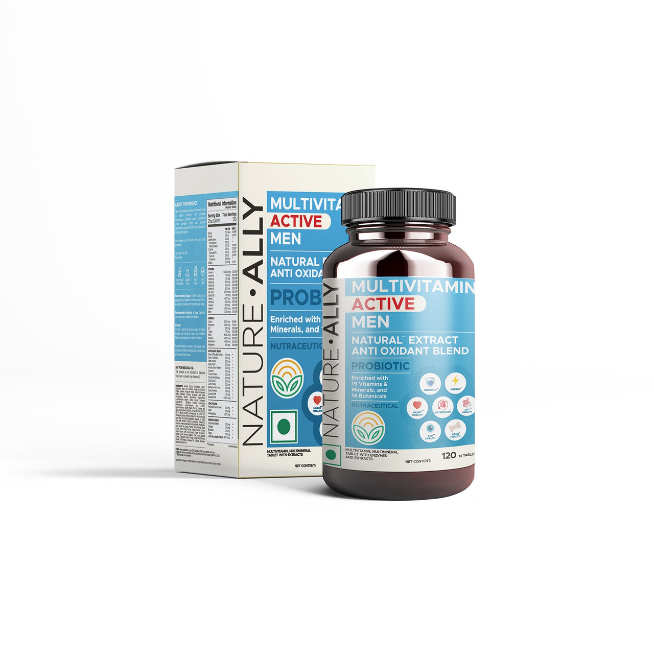 Multivitamin Active for Men Vitamins & Supplements natureally.in 